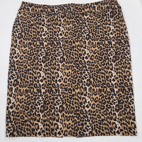 Leopard print pencil skirt - Picture 1 of 5